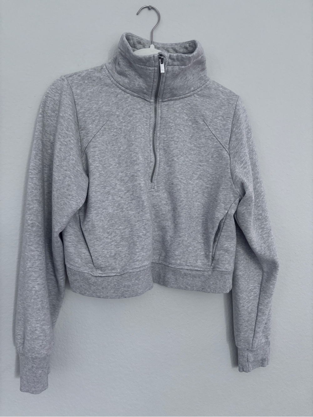 all in motion Light Gray Quarter-Zip Pullover
